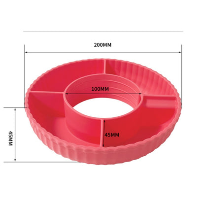 Für Stanley Quencher 40oz Tumbler mit Griff Snack Tray Silikon wiederverwendbare Snack Container