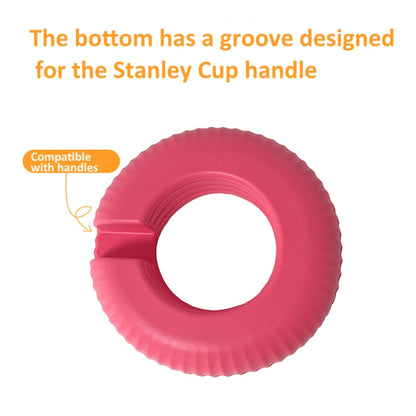 Für Stanley Quencher 40oz Tumbler mit Griff Snack Tray Silikon wiederverwendbare Snack Container