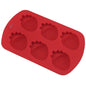 6 Grids Strawberry Silicone Cake Mold Baking DIY Chocolate Mould, 6 Grids Strawberry