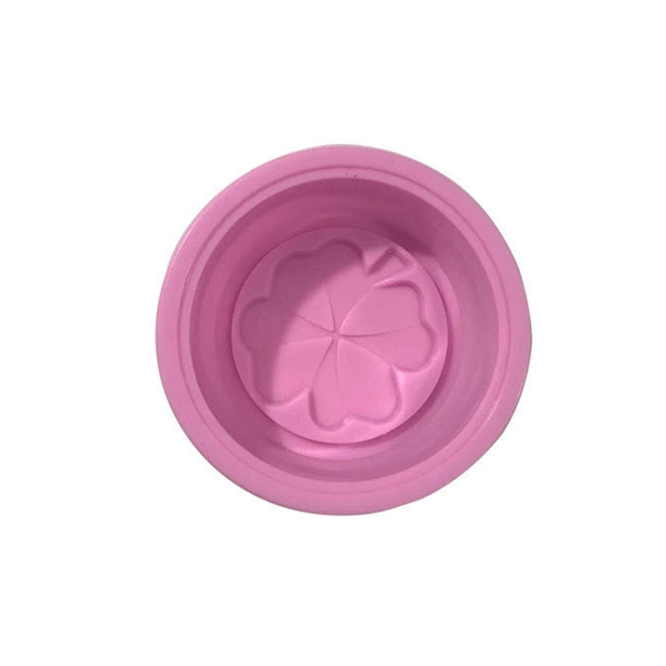 Einloch-Cupcake-DIY-Backformen Kleeblatt Handgemachte Seifenform, Einloch-Kleeblatt