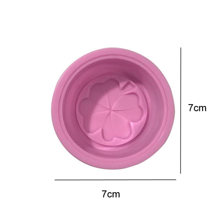 Einloch-Cupcake-DIY-Backformen Kleeblatt Handgemachte Seifenform, Einloch-Kleeblatt