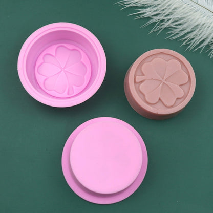 Einloch-Cupcake-DIY-Backformen Kleeblatt Handgemachte Seifenform, Einloch-Kleeblatt