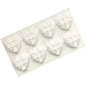 8 Grids Two Rows Heart Chocolate Mould DIY Baking Cake Tools