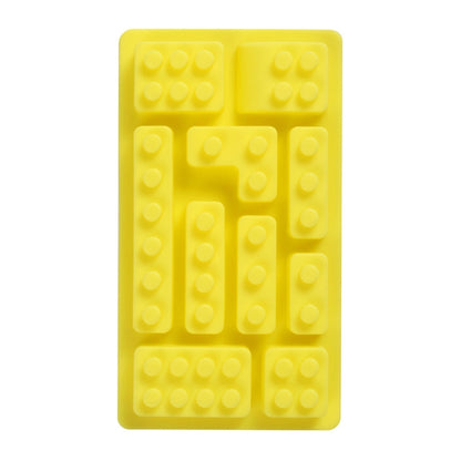 Block Silicone DIY Baking Molds Handmade Aroma Soap Mould, Yellow Block, Red Block, Blue Block