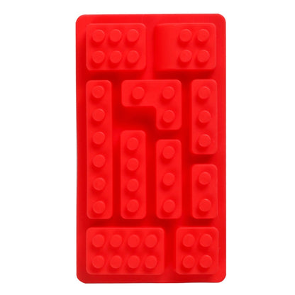 Block Silicone DIY Baking Molds Handmade Aroma Soap Mould, Yellow Block, Red Block, Blue Block