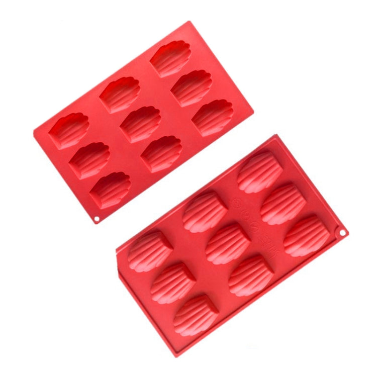 9 Grids Shells Silicone Baking Molds DIY Handmade Soap Mould