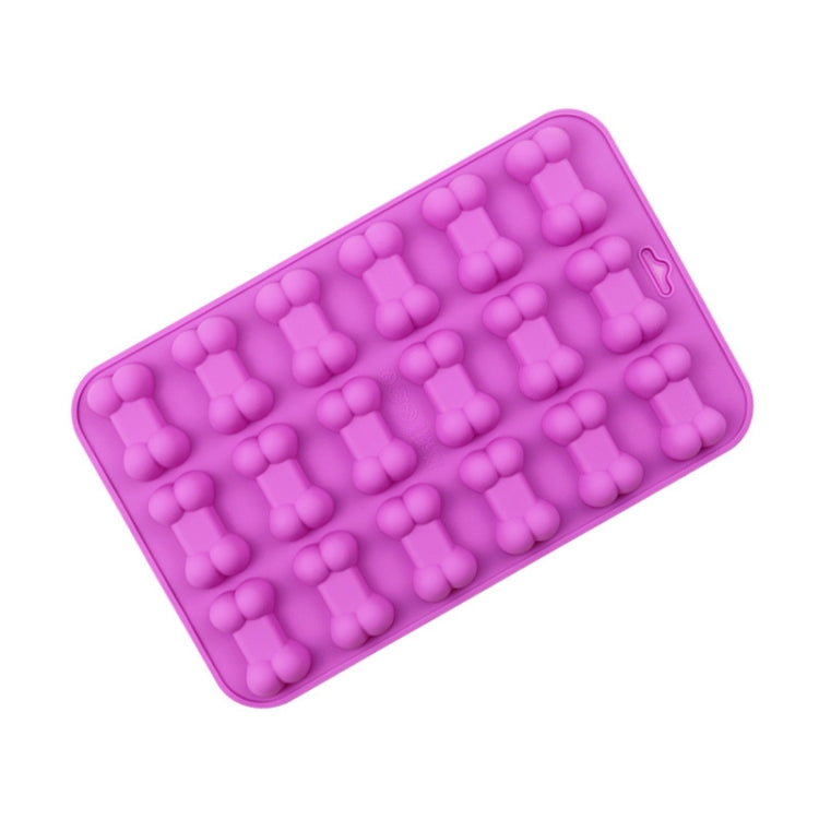 18 Gitter Hundeknochen Silikon Backen Kuchenformen DIY Feuer Farbe Wachs Form, 18 Gitter Hundeknochen