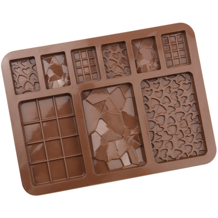 9 Grids Silikon Backen Schokolade Form Kuchen DIY Fondant Form, 9 Grids Schokolade