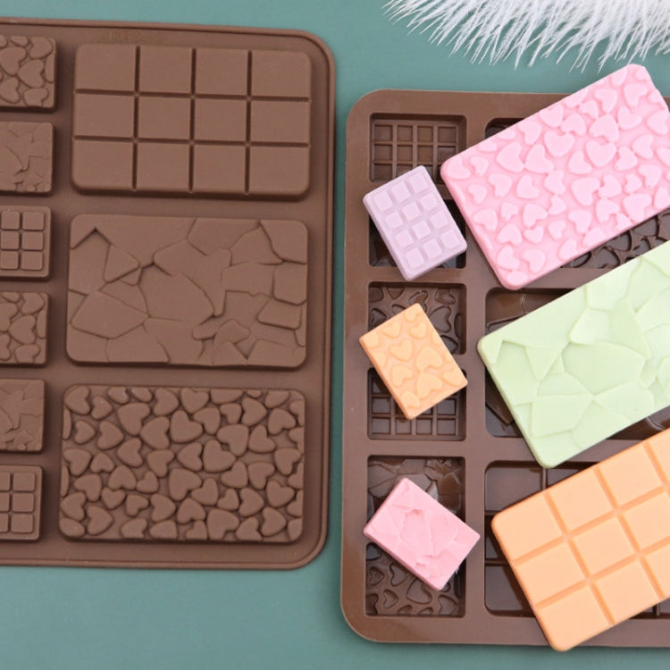9 Grids Silikon Backen Schokolade Form Kuchen DIY Fondant Form, 9 Grids Schokolade