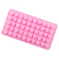 50 Grids Round Pentagram Chocolate Fondant Drip Cookie Molds DIY Jelly Pudding Mould, 50 Grids Round Pentagram