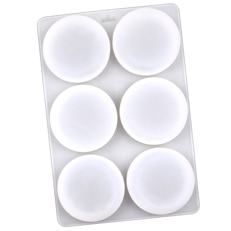 6 Grids Runde Silikon Kuchen Formen Home DIY Handgemachte Seife Form