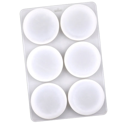 6 Grids Runde Silikon Kuchen Formen Home DIY Handgemachte Seife Form