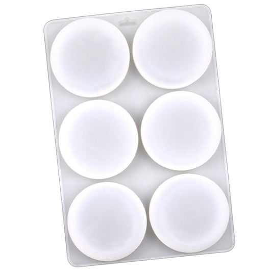 6 Grids Runde Silikon Kuchen Formen Home DIY Handgemachte Seife Form