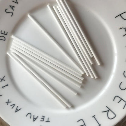 100pcs / Pack Household Homemade Lollipop Paper DIY Baking Cookie Sticks, 3.5 x 100mm