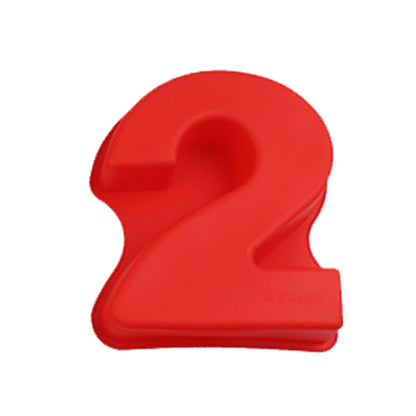 Digitale Silikon-Kuchenbackform zum Selbermachen von Keksformen, Nummer 0, Nummer 1, Nummer 2, Nummer 3, Nummer 4, Nummer 5, Nummer 6, Nummer 7, Nummer 8