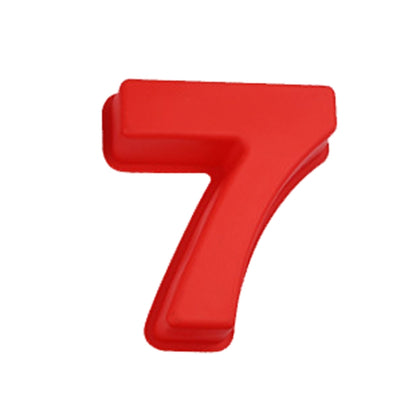 Digitale Silikon-Kuchenbackform zum Selbermachen von Keksformen, Nummer 0, Nummer 1, Nummer 2, Nummer 3, Nummer 4, Nummer 5, Nummer 6, Nummer 7, Nummer 8