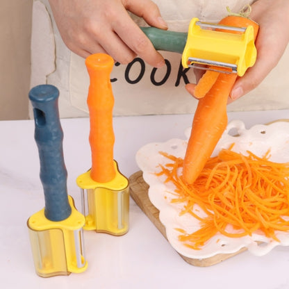 3-in-1 Haushaltsküche Gemüse- und Obstschälmesser aus Edelstahl