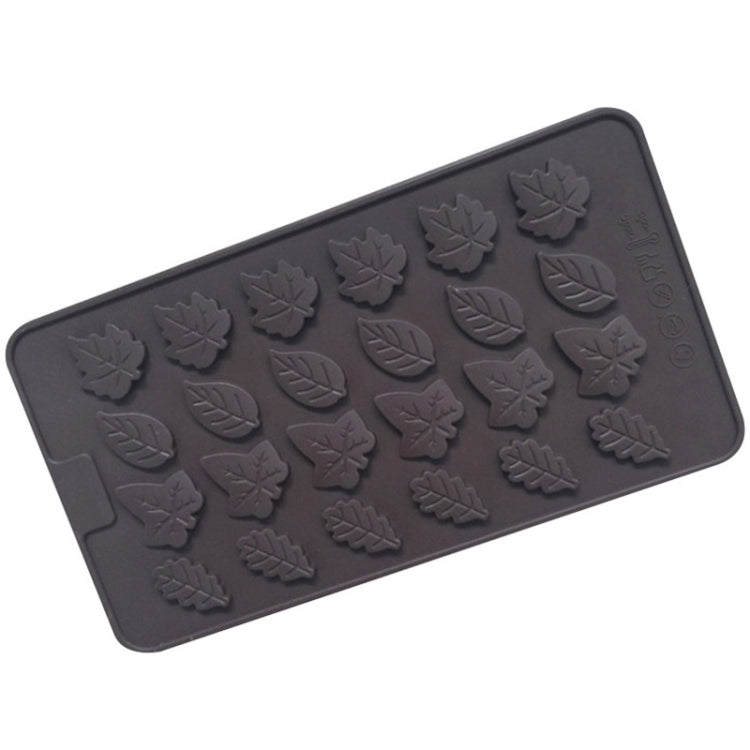 24 Grids Baum Blatt Silikon Schokolade Form DIY Handgemachte Seife Form