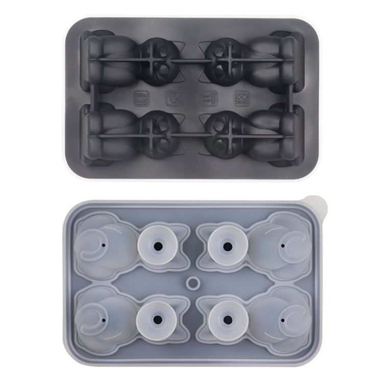 3D-Katzenform Bar Home Silikon Eisform Whisky Eisbox