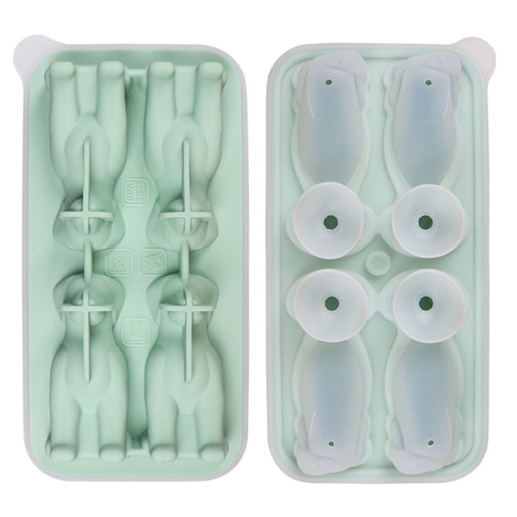 3D Dog Shaped Household Silicone Ice Mold Bar Ice Making Box