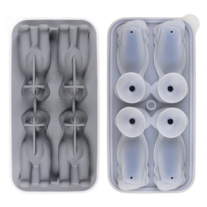 3D Dog Shaped Household Silicone Ice Mold Bar Ice Making Box
