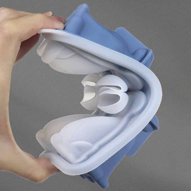3D Dog Shaped Household Silicone Ice Mold Bar Ice Making Box