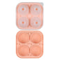 Bar Home Baking Silikon-Eisform Whisky-Eisbox, rosa Quadrat, grünes Quadrat, dunkelblaues Quadrat, graues Quadrat, rosa rund, grün rund, dunkelblau rund, grau rund