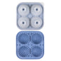 Bar Home Baking Silikon-Eisform Whisky-Eisbox, rosa Quadrat, grünes Quadrat, dunkelblaues Quadrat, graues Quadrat, rosa rund, grün rund, dunkelblau rund, grau rund