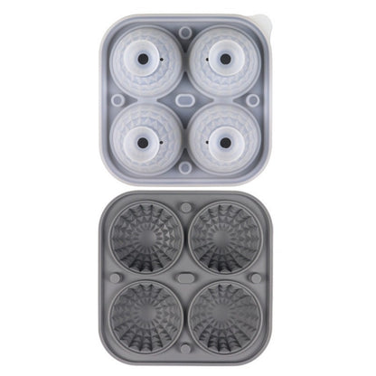 Bar Home Baking Silikon-Eisform Whisky-Eisbox, rosa Quadrat, grünes Quadrat, dunkelblaues Quadrat, graues Quadrat, rosa rund, grün rund, dunkelblau rund, grau rund