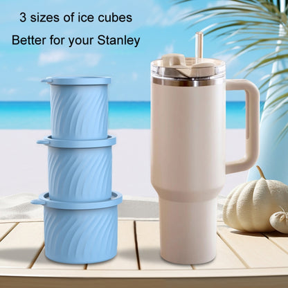 For Stanley Water Cup Silicone Ice Mould Ice Cubes Easy Release, 1st Pink, 1st Green, 1st Blue, 2nd Pink, 2nd Green, 2nd Blue, 3rd Pink, 3rd Green, 3rd Blue