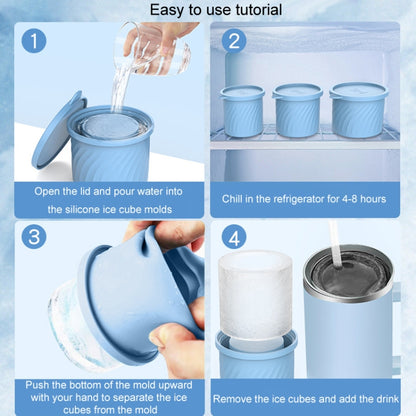 For Stanley Water Cup Silicone Ice Mould Ice Cubes Easy Release, 1st Pink, 1st Green, 1st Blue, 2nd Pink, 2nd Green, 2nd Blue, 3rd Pink, 3rd Green, 3rd Blue