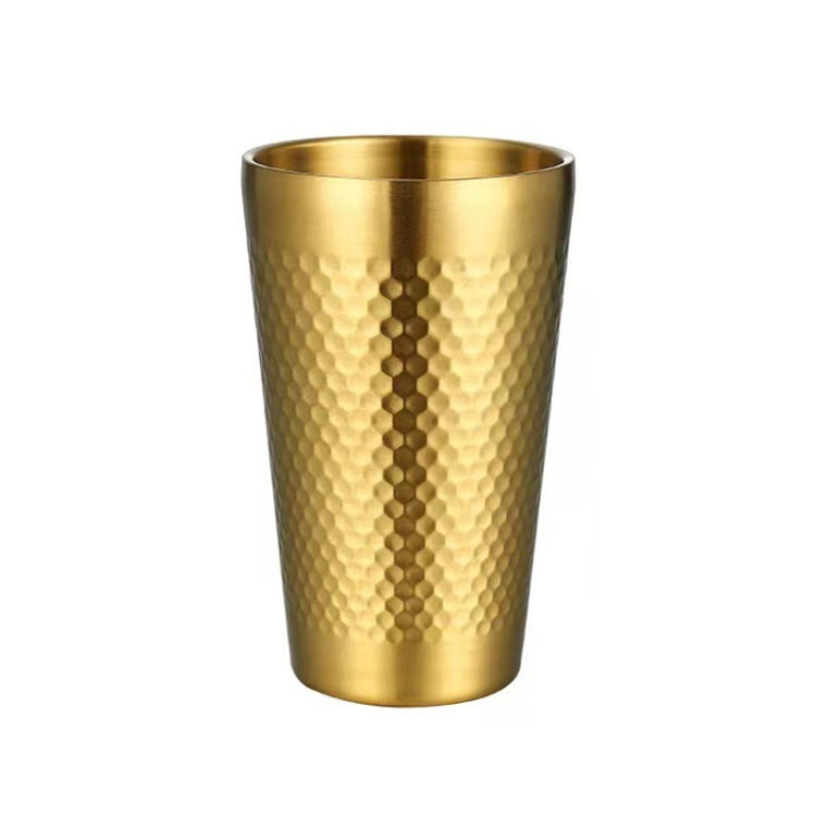 Hammerbecher aus Edelstahl 304, verdickte doppelschichtige Restaurant-Teetassen, 175 ml, 260 ml, 300 ml, 350 ml, 450 ml