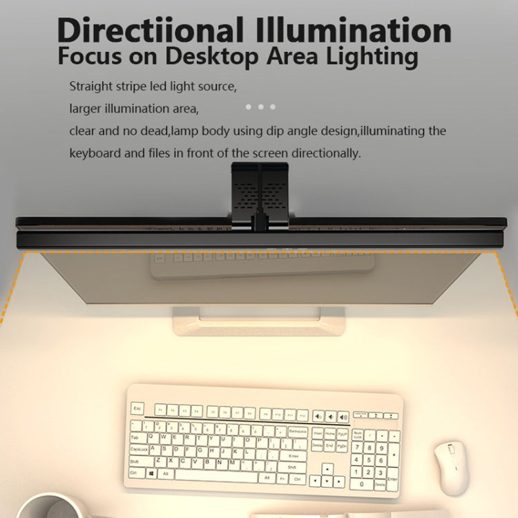 TB-301S 50 cm Asymmetrische Schreibtischlampe ohne Videoblitz Timing Dimmen Arbeitsmonitor Computerbildschirm Hängeleuchte