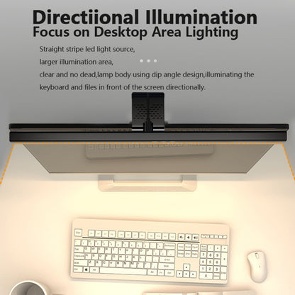 TB-301S 50 cm Asymmetrische Schreibtischlampe ohne Videoblitz Timing Dimmen Arbeitsmonitor Computerbildschirm Hängeleuchte