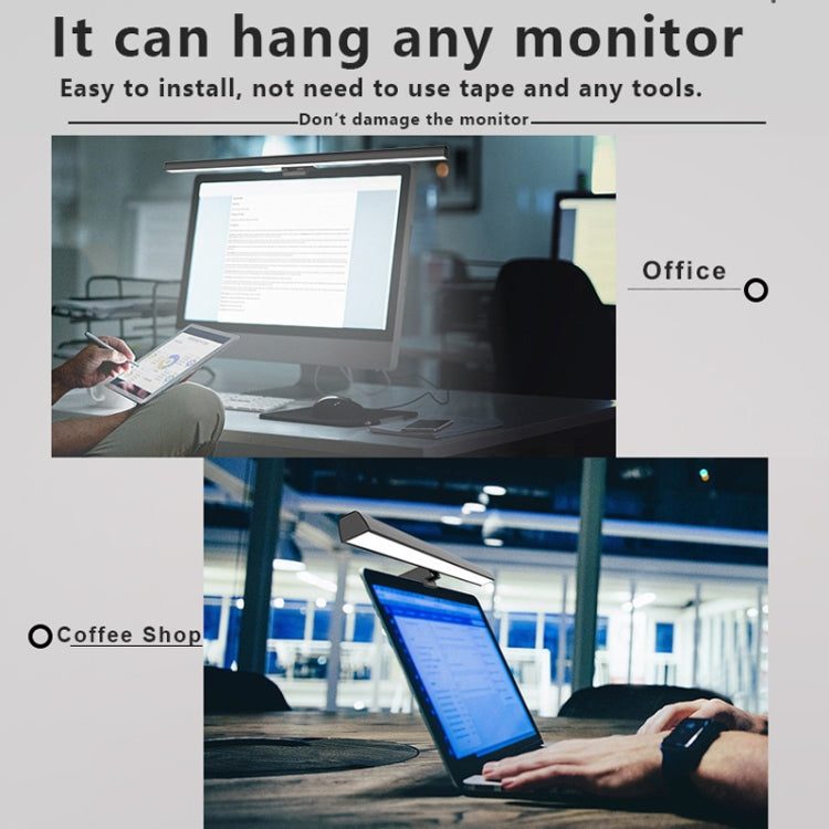 TB-301S 50 cm Asymmetrische Schreibtischlampe ohne Videoblitz Timing Dimmen Arbeitsmonitor Computerbildschirm Hängeleuchte
