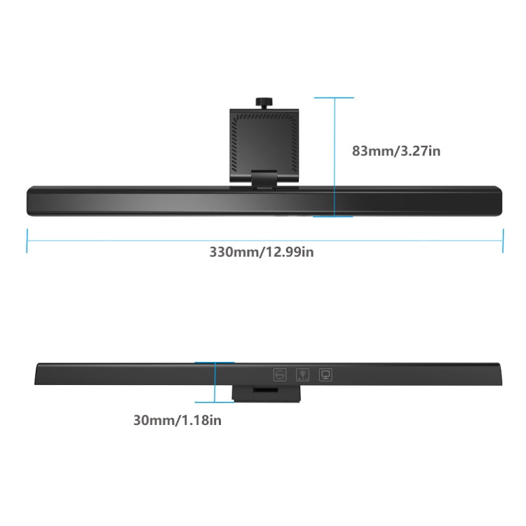 TB-30SA 33 cm Timing-Dimm-Display Asymmetrische Arbeitsaugenpflege LED-Schreibtischlampe Laptop-Bildschirm Hängeleuchte