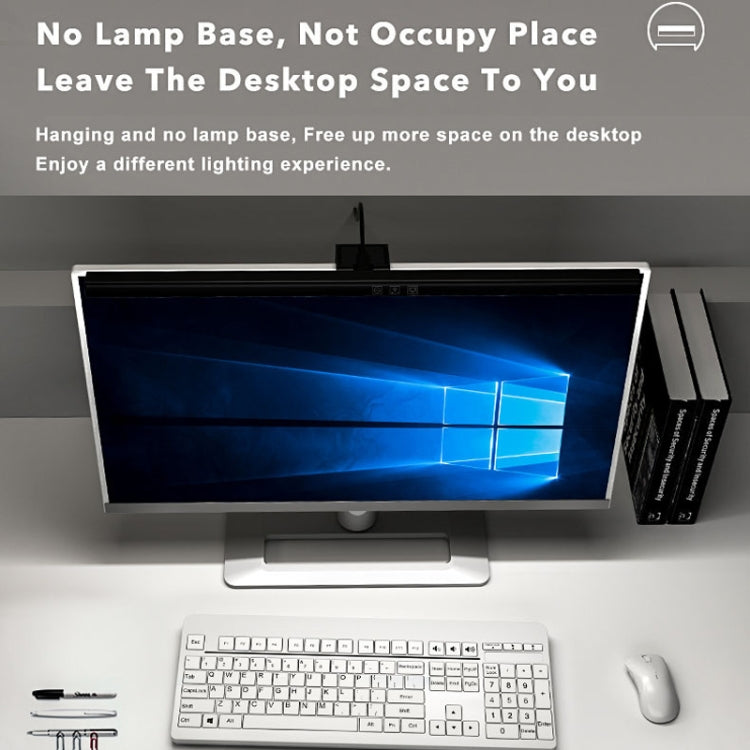 TB-30SA 33 cm Timing-Dimm-Display Asymmetrische Arbeitsaugenpflege LED-Schreibtischlampe Laptop-Bildschirm Hängeleuchte
