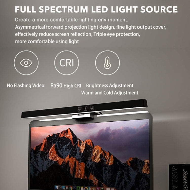 TB-30SA 33 cm Timing-Dimm-Display Asymmetrische Arbeitsaugenpflege LED-Schreibtischlampe Laptop-Bildschirm Hängeleuchte