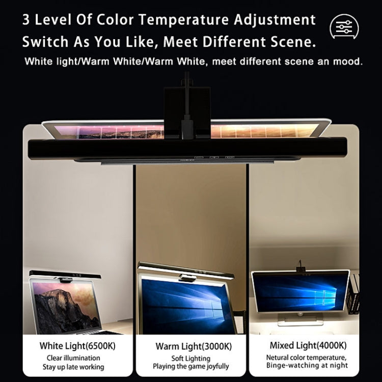 TB-30SA 33 cm Timing-Dimm-Display Asymmetrische Arbeitsaugenpflege LED-Schreibtischlampe Laptop-Bildschirm Hängeleuchte