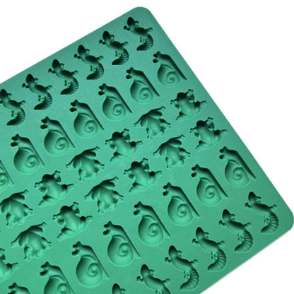 70-Cavity Mini Frog Snail Gecko Silicone Molds For Making Pet Treats, Fondant, Cake, Chocolate, Candy, and Cookies, Frog Snail Gecko
