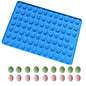Mini-Ostereier-Silikonformen mit 83 Mulden zur Herstellung von Leckereien für Haustiere, Fondant, Kuchen, Schokolade, Süßigkeiten und Keksen, Osterei