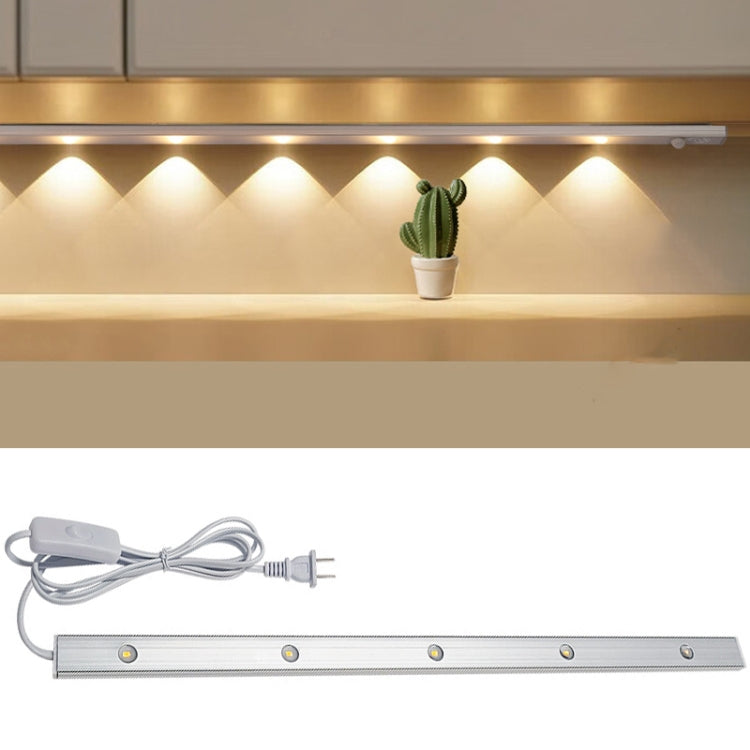 220 V CN-Stecker Kleiderschrank Schrank Lampe LED-Lichtleiste mit Knopfschalter, 30 cm, 40 cm, 50 cm, 60 cm, 70 cm, 80 cm