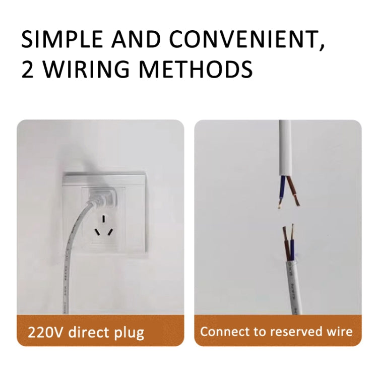 220 V CN-Stecker Kleiderschrank Schrank Lampe LED-Lichtleiste mit Knopfschalter, 30 cm, 40 cm, 50 cm, 60 cm, 70 cm, 80 cm
