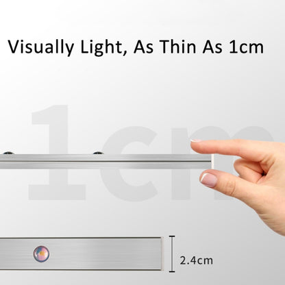 220 V CN-Stecker Kleiderschrank Schrank Lampe LED-Lichtleiste mit Knopfschalter, 30 cm, 40 cm, 50 cm, 60 cm, 70 cm, 80 cm