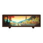 Touch Control Holz Acryl Atmosphäre Leuchtkasten Dekoration Malerei Nachtlicht, warmes Licht, 3-Farben-Licht
