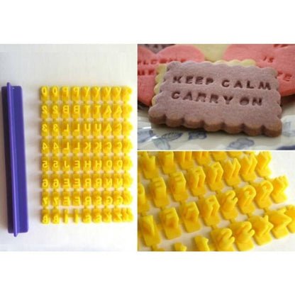 Englisches alphanumerisches Symbol Siegel Keksform beweglicher Typ Kuchenform-Set, Kuchenform-Set