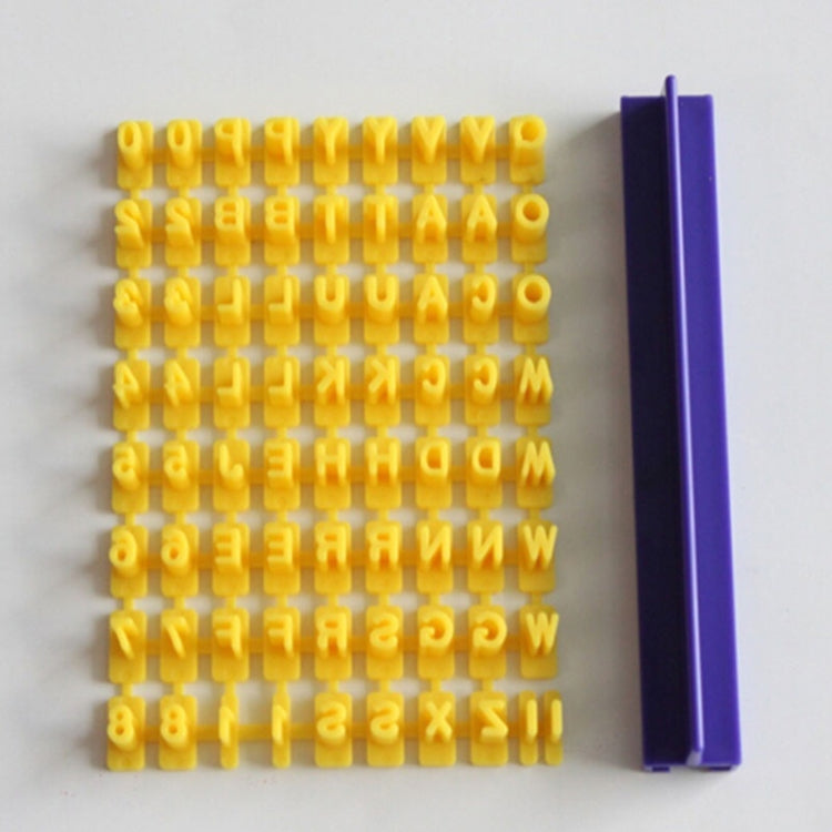 Englisches alphanumerisches Symbol Siegel Keksform beweglicher Typ Kuchenform-Set, Kuchenform-Set