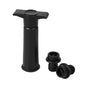 Rotwein-Vakuumpumpe, Weinverschluss-Set aus Silikon, schwarze Pumpe, 2 Verschlussstopfen (OPP-Beutel), schwarze Pumpe, 2 Verschlussstopfen (Box), 2 Verschlussstopfen mit drei Löchern (OPP-Beutel), schwarze Pumpe, dreiteilige Box