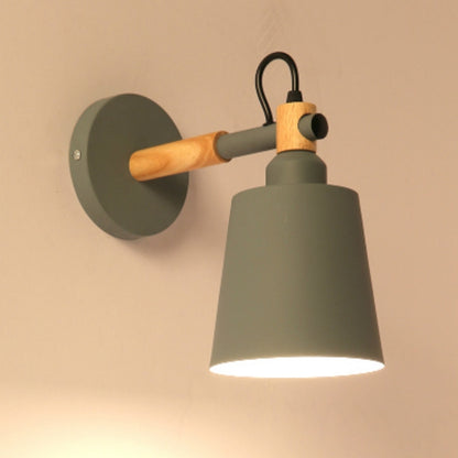 Treppenhaus Gang Nachttisch Schlafzimmer Wandleuchte Kreative einfache Hintergrund Restaurant schräge Fass Licht, AC 220 V, weiß, schwarz, grün, rosa, blau