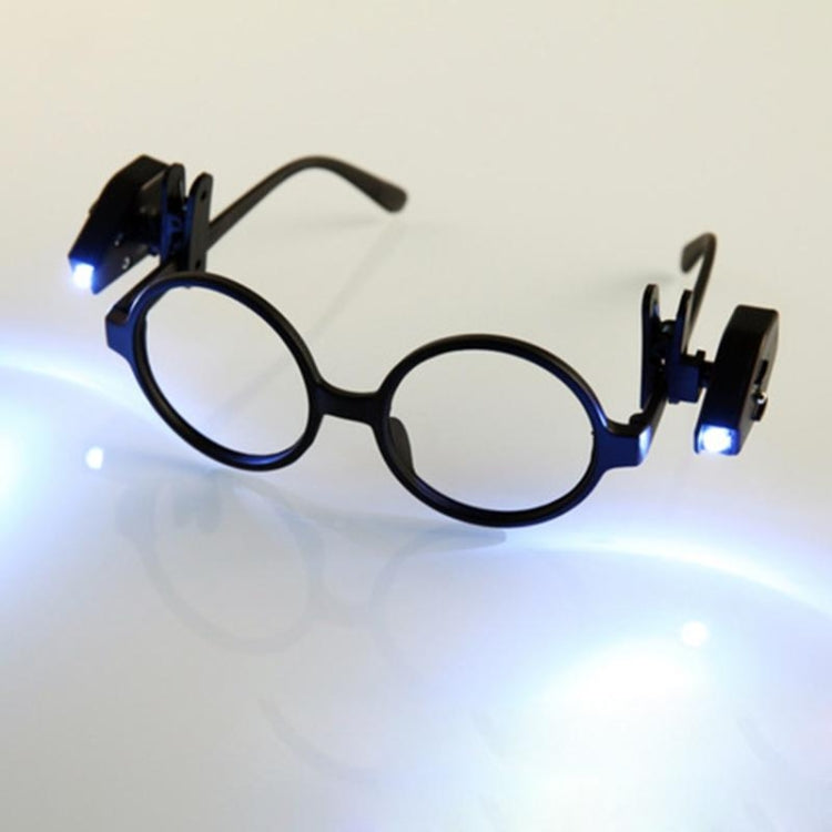 Mini-LED-Taschenlampe, verstellbar, Brillenclip, Leselicht